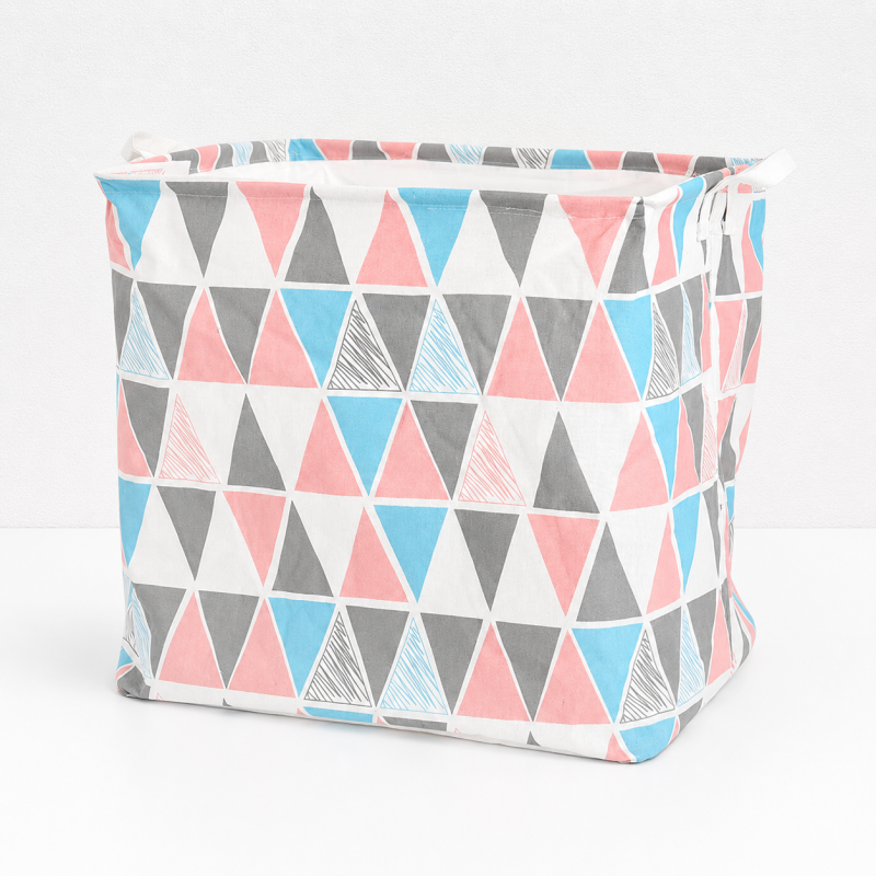 CouldNook Printed Laundry Hamper - Tall Foldable Storage Form