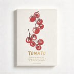 CouldNook Stitched Notebook - Food Illustrations and Lightly Ruled Writing Pages
