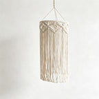 CloudNook Macrame Cotton Rope Lamp Shade‑Boho Hanging Lampshade