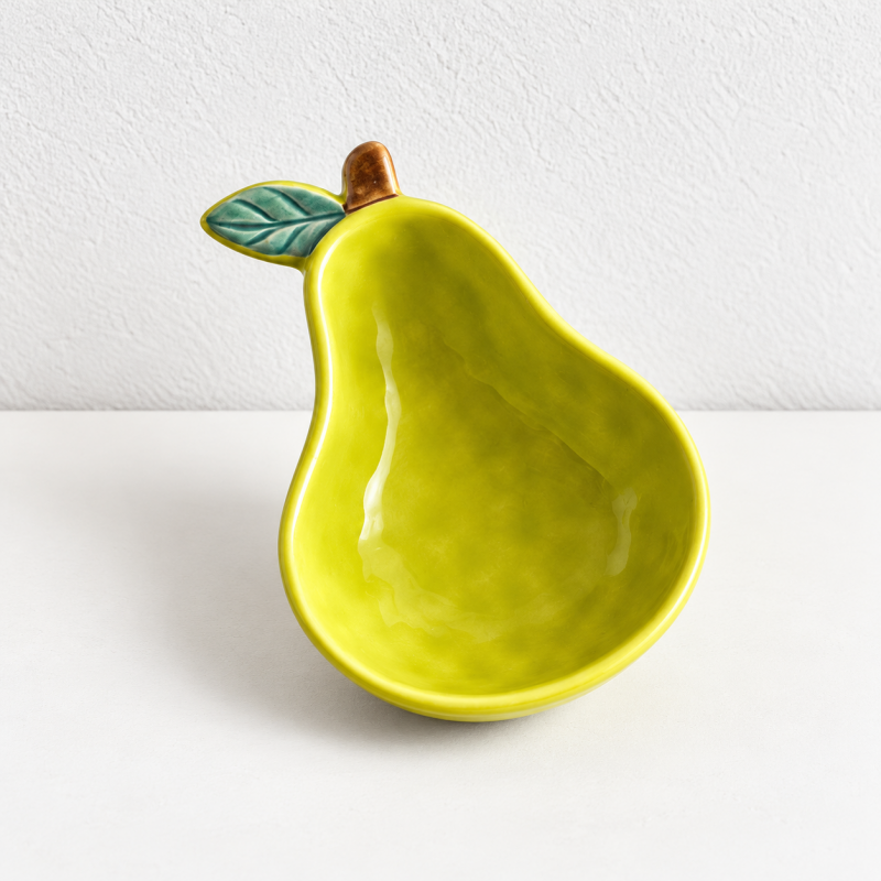 CouldNook Fruit Sauce Dish - Leaf and Stem Details
