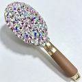 CouldNook Bling Rhinestone Hair Brush - Scalp Massage Paddle Comb