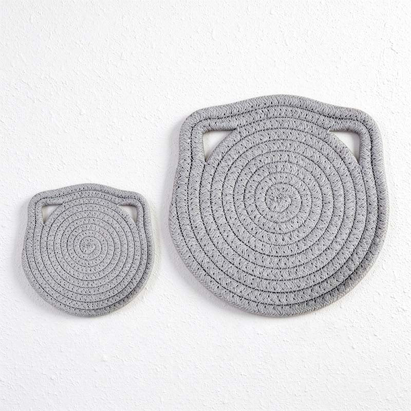 CouldNook Cat Ear Rope Table Mat - Round
