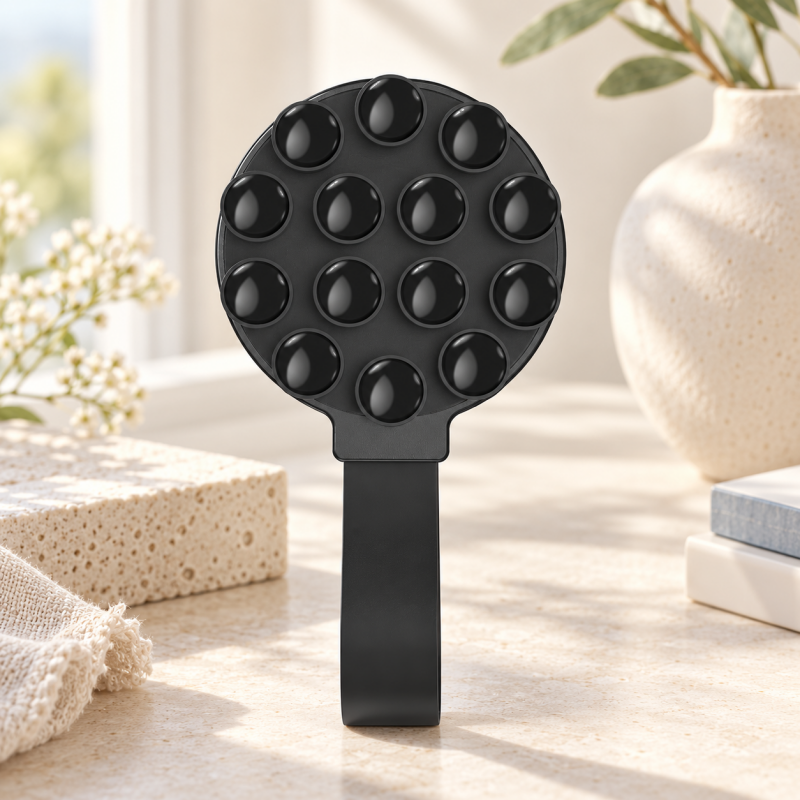 CouldNook Magnetic Suction Phone Grip - Round Cup Pad and Flexible Finger Loop