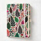 CouldNook Botanical Notebook - Leaf and Berry Prints and Elastic Closure