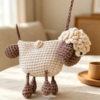 CouldNook Yarn Character Crossbody Bag - Sheep and Novelty Shapes