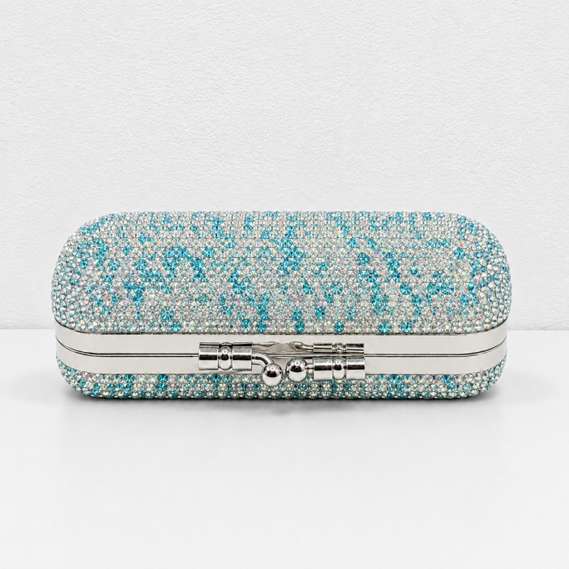 CouldNook Rhinestone Lipstick Case - Crystal Mirror Box