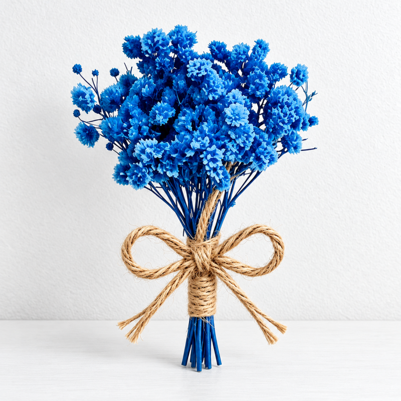 CouldNook Mini Dried Flower Bouquet - Twine Bound Stems