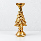 CouldNook Christmas Resin Candle Holder - Sculpted Trees And Festive Figures