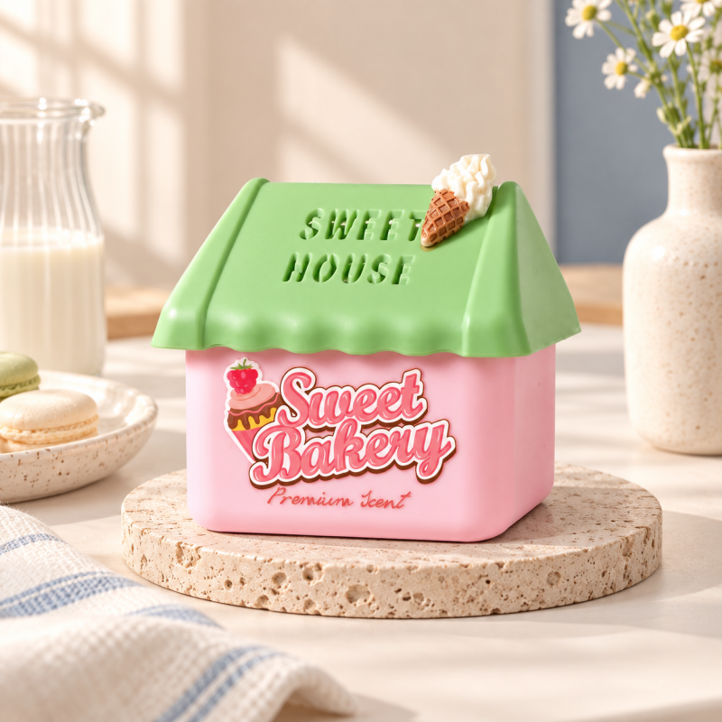 CouldNook Dessert House Air Freshener - Colorful Pitched Roof