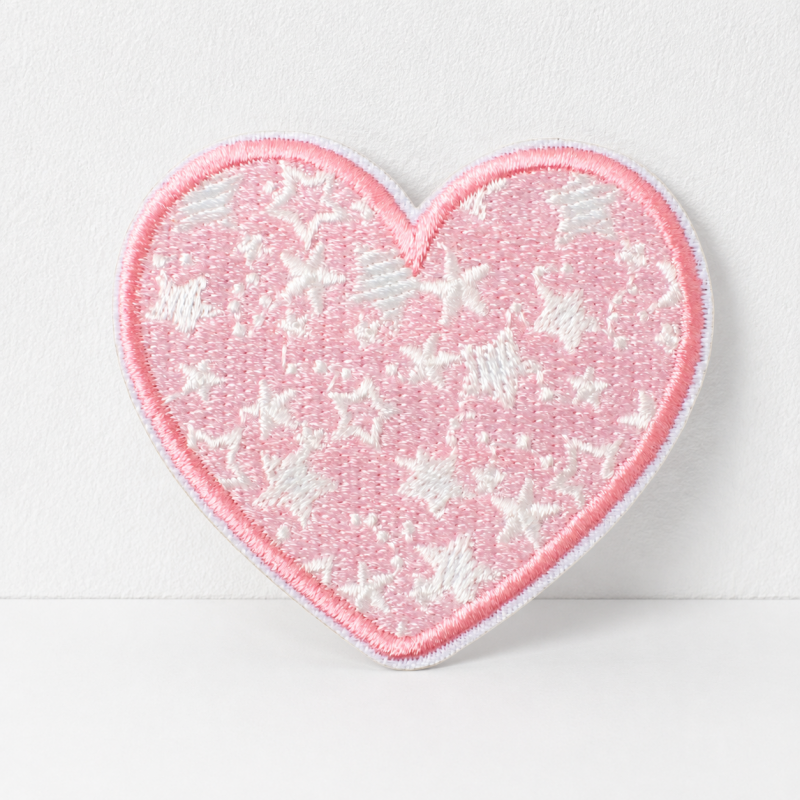 CouldNook Heart Pattern Patch - Checks Florals and Color Options
