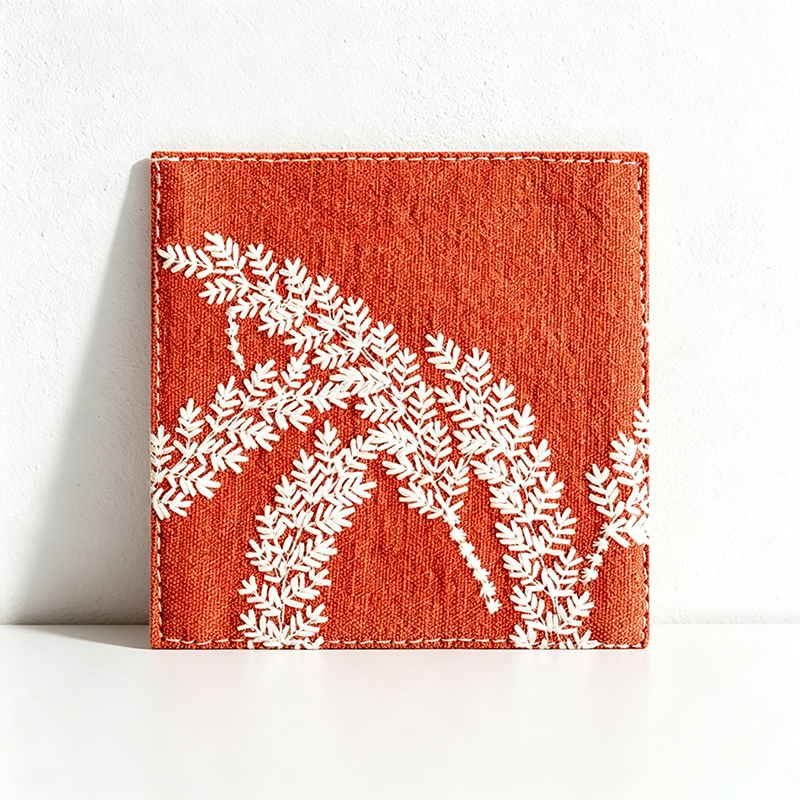 CouldNook Floral Drink Coaster - Warm Table Accent