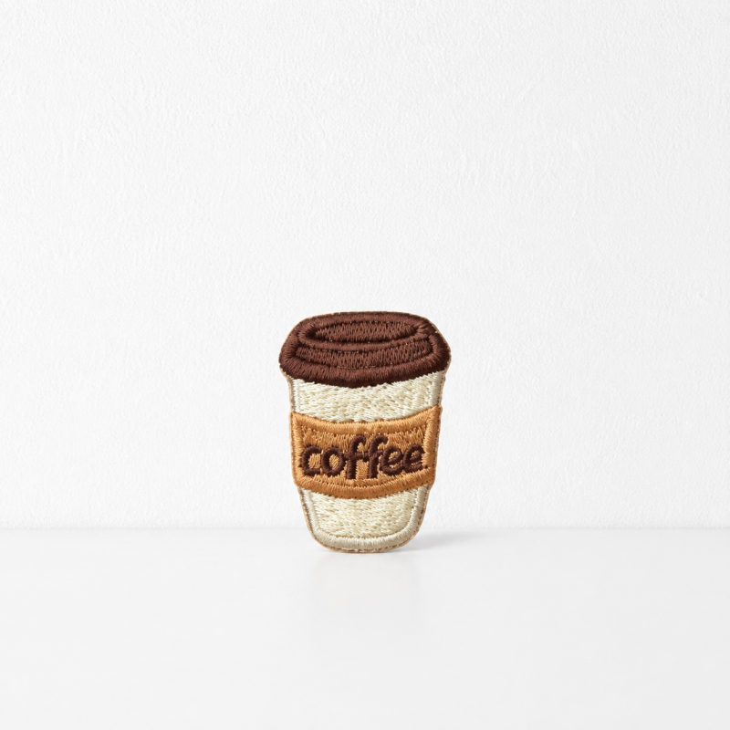 CouldNook Coffee Bakery Embroidered Patch - Iron-On Food Motifs