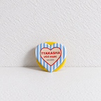 CouldNook Heart Magnetic Phone Stand - Printed Acrylic Face and Pop-Out Support