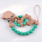CouldNook Beaded Teether - Animal Shapes and Matching Clip Choices