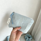CouldNook Mini Coin Pouch - Seven Blue Textile Patterns