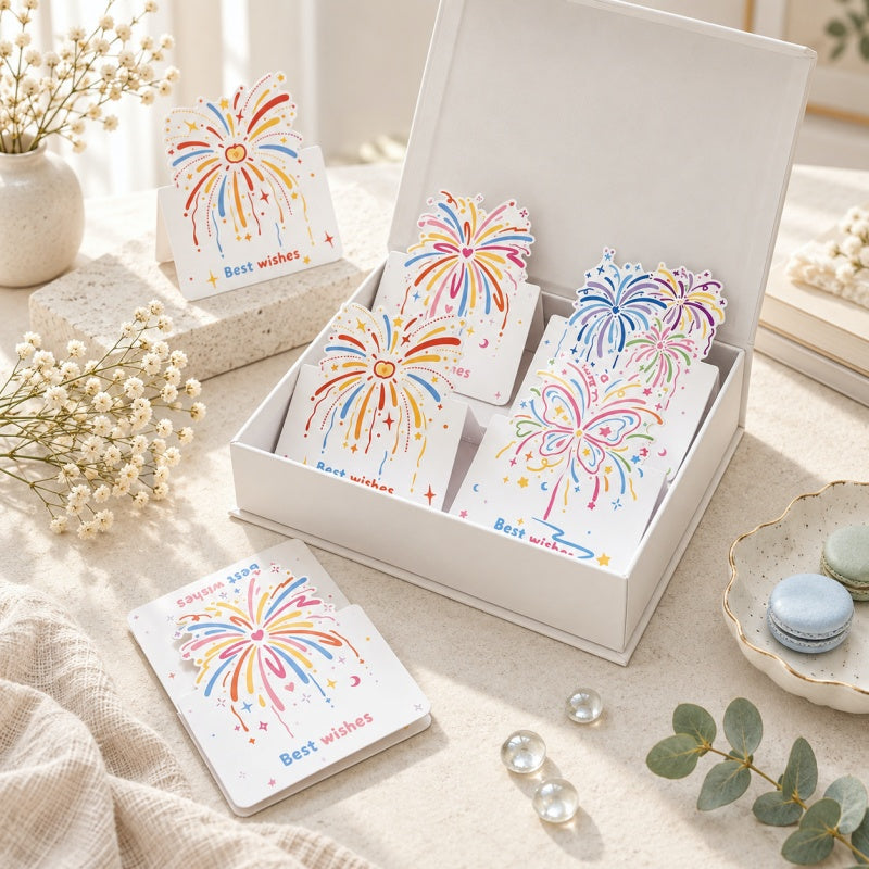 CouldNook Fireworks Greeting Card - Colorful Celebratory Wishes Design