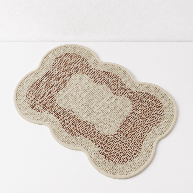 CouldNook Printed Floor Mat - Fruit and Geometric Designs