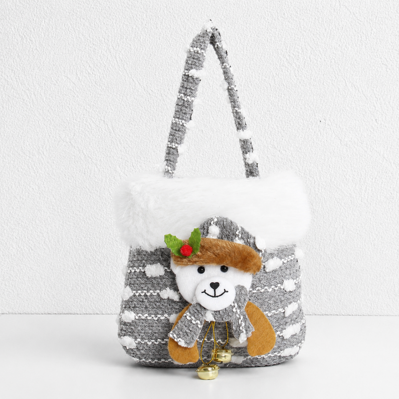 CouldNook Christmas Gift Bag - Character Details and Festive Fabric Patterns