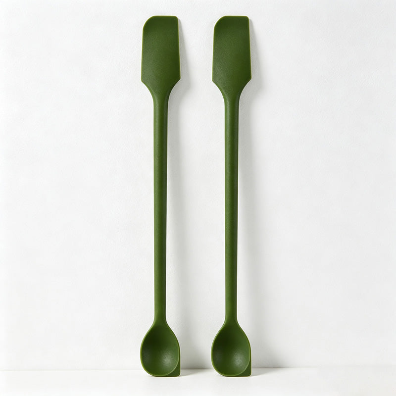 CouldNook Silicone Spatula Spoon - Double-Ended Design for Jars and Spreading