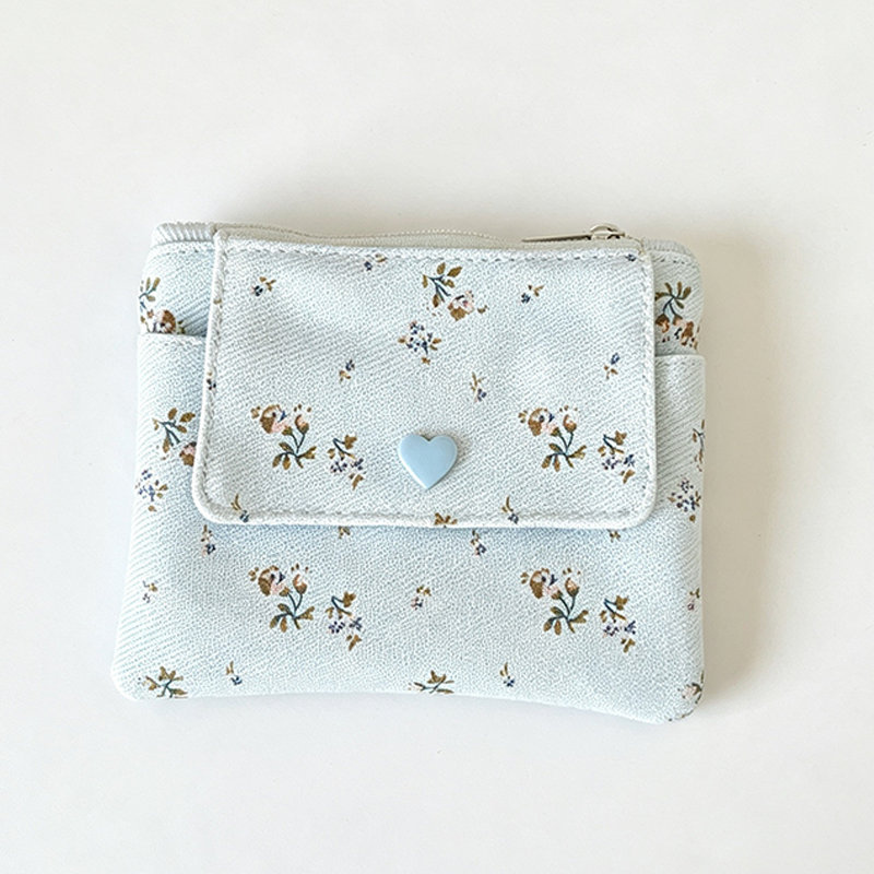 CouldNook Floral Mini Zip Organizer Bag - Practical Room Accent