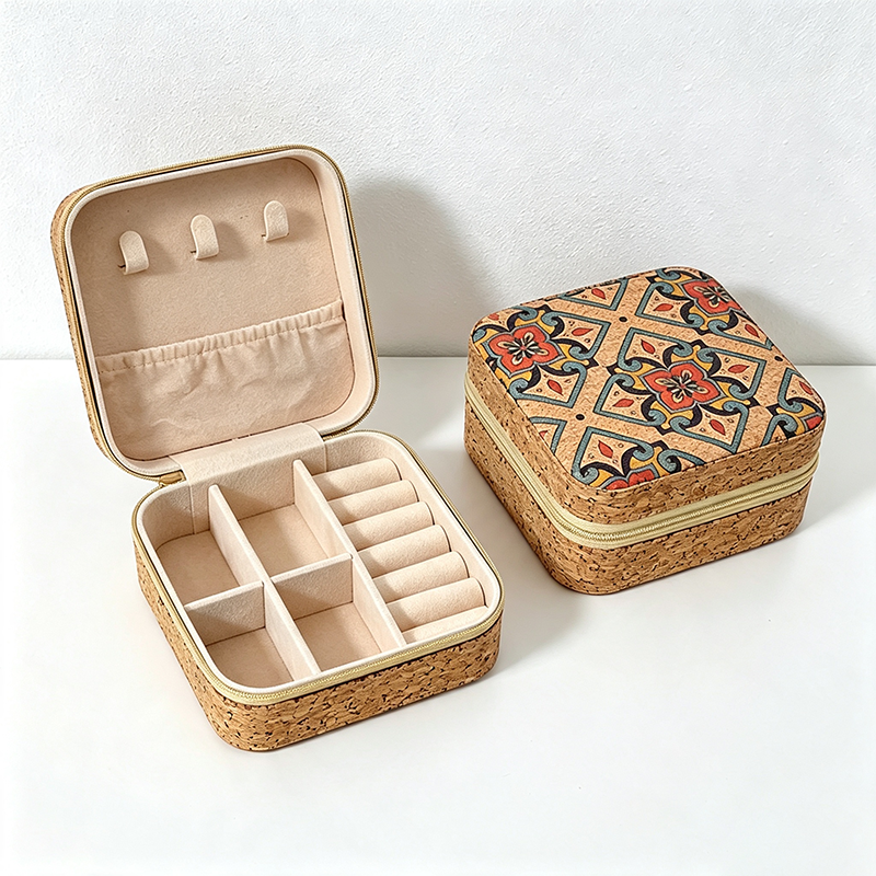 CouldNook Patterned Stackable Travel Jewelry Case - Thoughtful Travel Companion