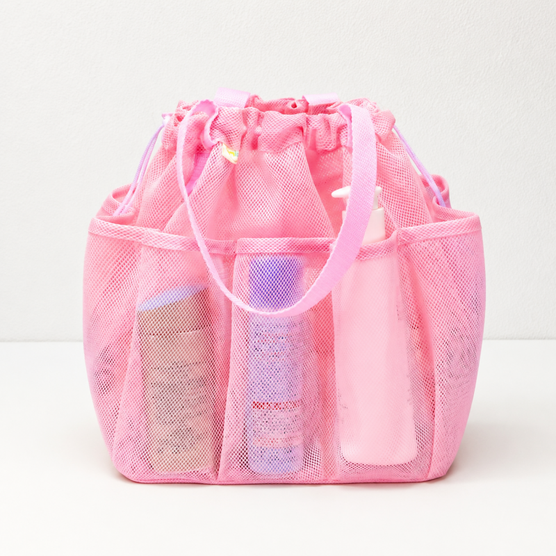 CouldNook Mesh Shower Caddy - Exterior Pockets and Carry Handles