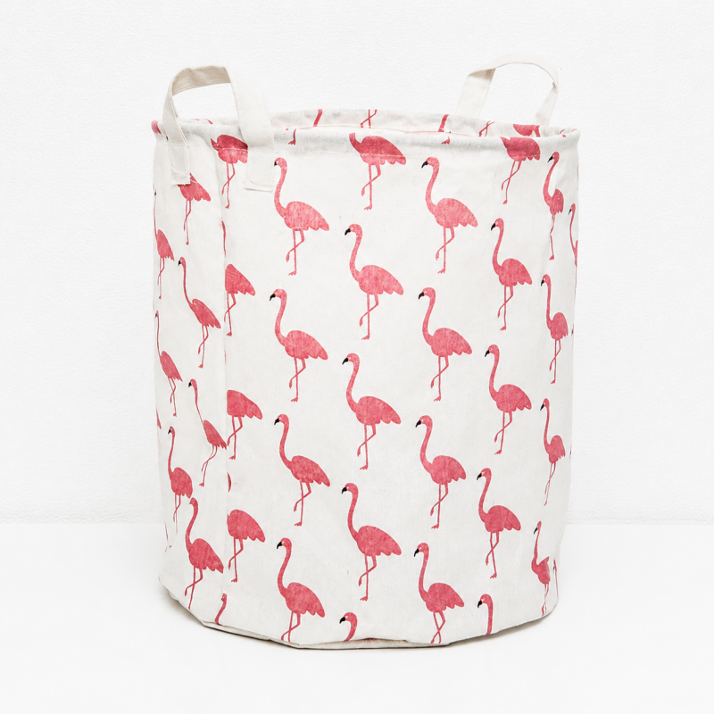CouldNook Foldable Laundry Hamper - Printed Dual-Handle Storage Bin