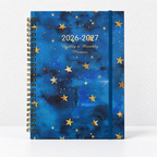CouldNook Spiral Planner - Floral 2026 2027 Calendar Accent