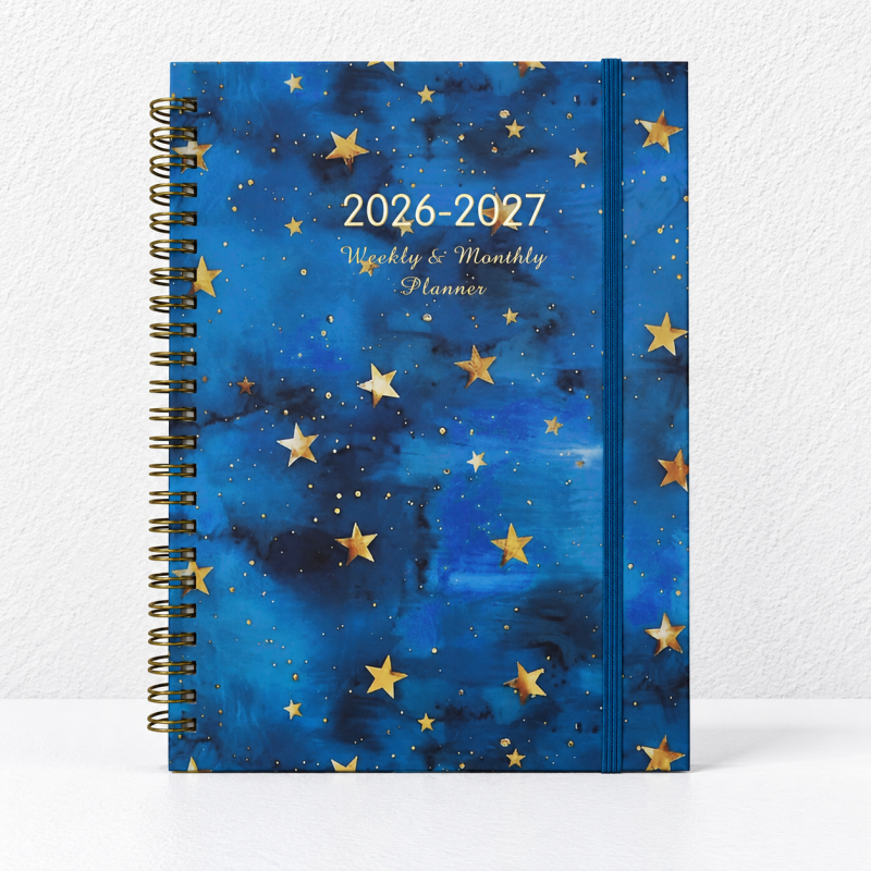 CouldNook Spiral Planner - Floral 2026 2027 Calendar Accent
