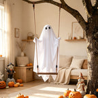 CloudNook Swing Ghost Hanging Prop‑Halloween Yard Decor