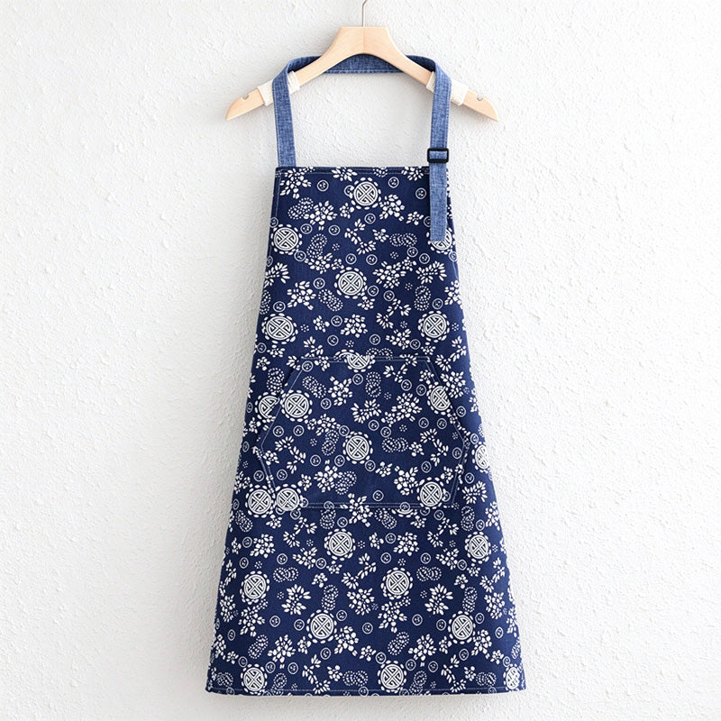 CouldNook Patterned Neck Strap Apron - Adjustable Kitchen Coverage
