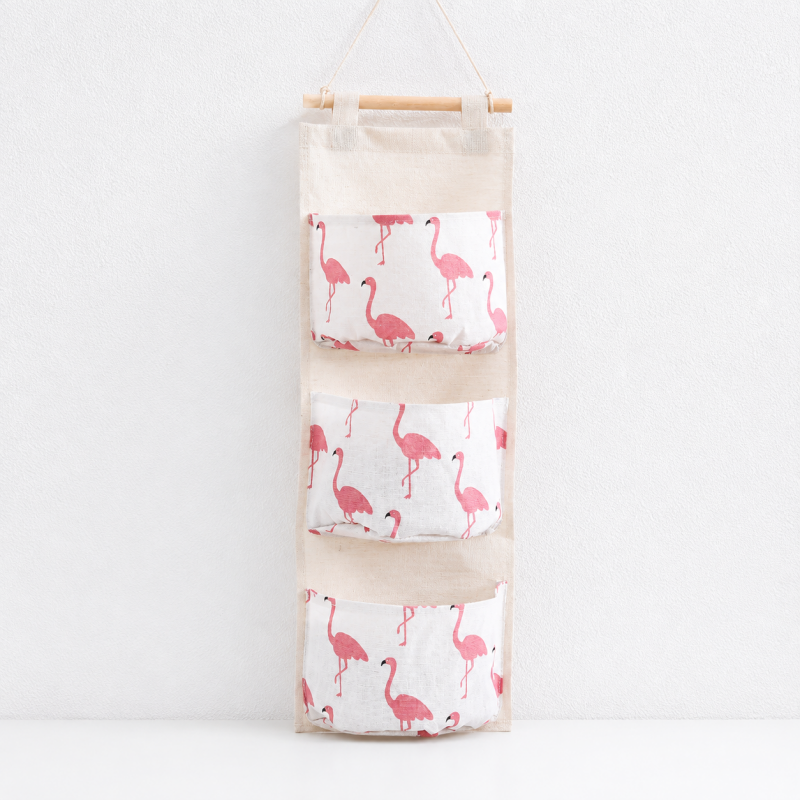 CouldNook Three-Pocket Hanging Organizer - Animal Grid Pattern Choices