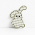CouldNook Gingham Character Patch - Fruit Animal and Shape Designs