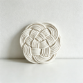 CouldNook Woven Knot Drink Coaster - Warm Table Accent