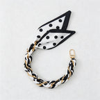 CouldNook Scarf Woven Phone Chain - Metal Wrist Lanyard