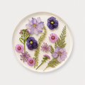 CouldNook Transparent Acrylic Flower Coaster - Tabletop Home Accent