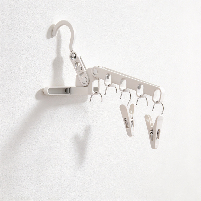 CouldNook Folding Hanger Organizer - Five Slots and Rotating Upper Hook
