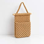 CouldNook Woven Hanging Storage Pocket - Knotted Mesh