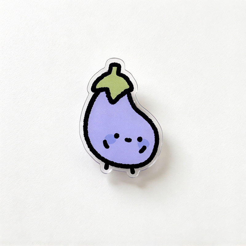 CouldNook Food Character Memo Clip - Tiny Faces And Vegetable Shapes