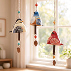 CouldNook Bird Wind Chime - Patterned Wings