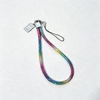 CouldNook Reflective Mesh Crossbody Phone Strap - Clear Phone Tab