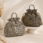 CouldNook Drawstring Lunch Bag - Ruffled Opening and Front Pocket