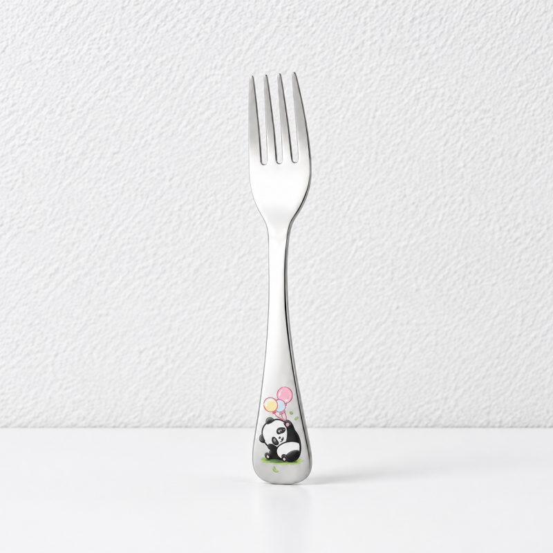 CouldNook Children Flatware - Colorful Cartoon Animal Handles Accent