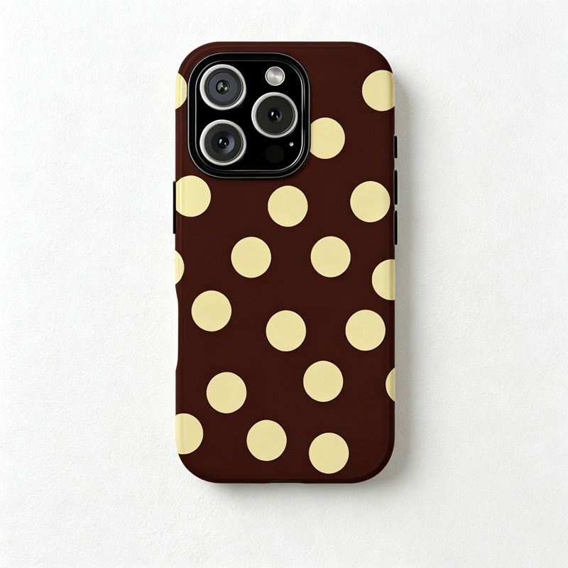 CouldNook iPhone 17 Series 2-in-1 Colorful Polka Dot Phone Case - Playful Pattern Cover
