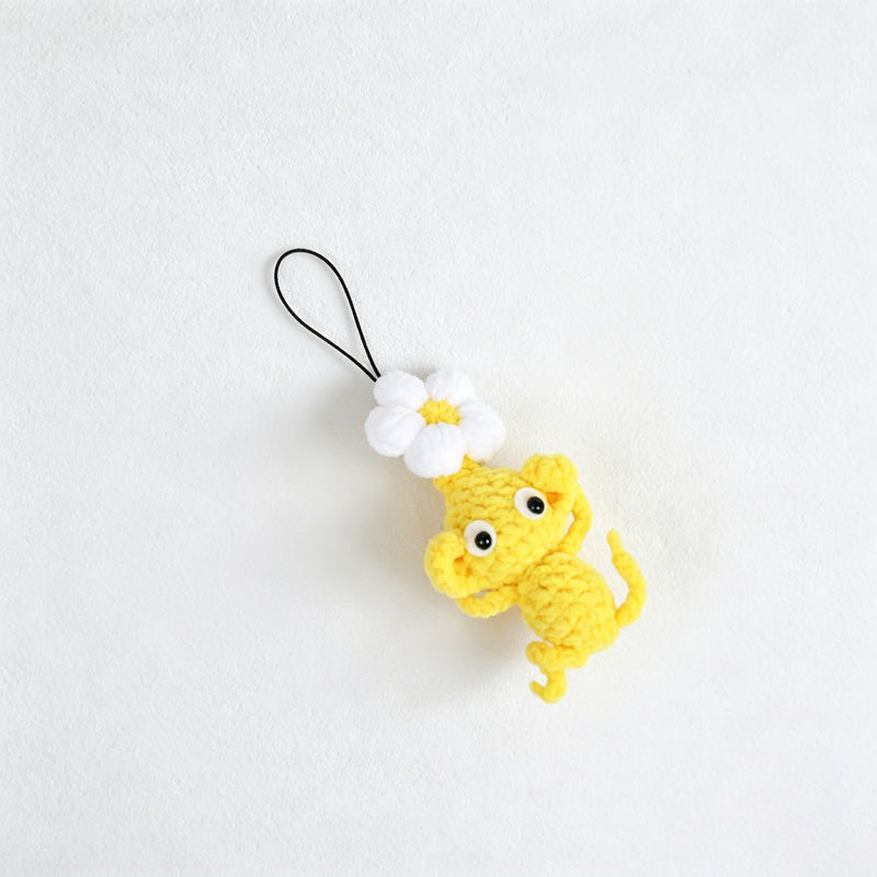 CouldNook Yarn Sprout Character Keychain - Three Attachment Styles