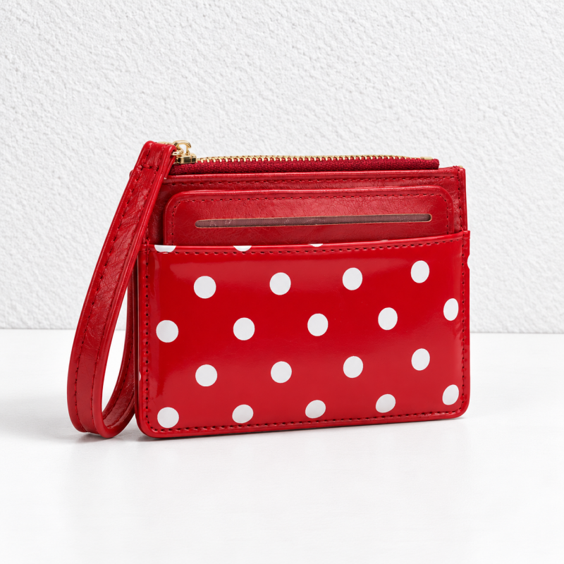 CouldNook Polka Dot Card Holder - Removable Insert