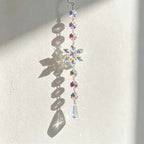 CouldNook Snowflake Suncatcher - Beaded Strand And Shaped Pendant Options
