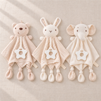 Animal Comfort Cloth with Rattle and Teether