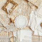 CouldNook Lace Paper Decoration Set - Openwork Borders and Delicate Cutout Motifs