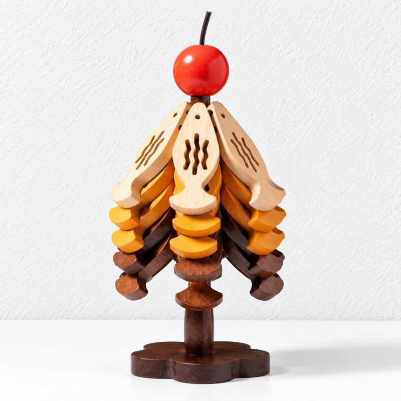 CouldNook Tree Trivet - Folding Fish Shapes and Tiered Storage